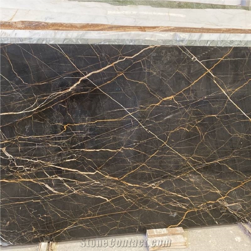 Nero Port Saint Laurent Marble Slabs