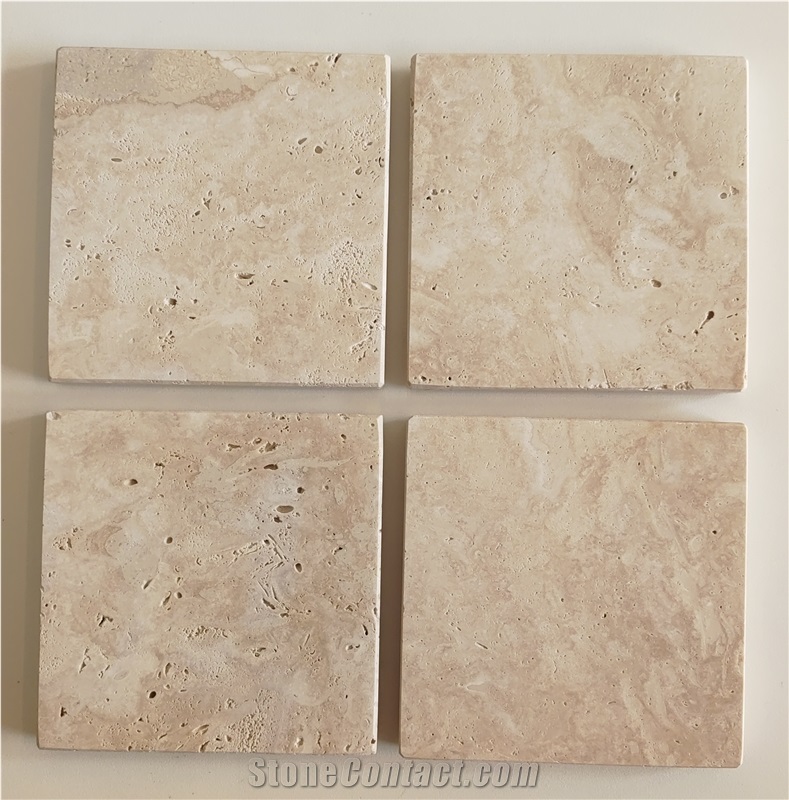 Plain Travertine Coasters Home Decor Products