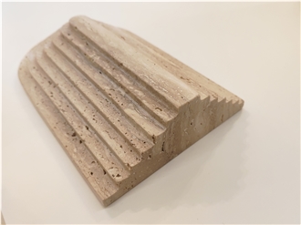 Travertino Stone Arch Design For Home Decor Bookend