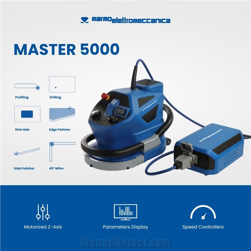 MASTER 5000 Portable Stone Router, Edge Profiling Machine