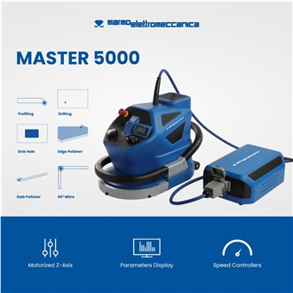 MASTER 5000 Portable Stone Router, Edge Profiling Machine MASTER 5000 Portable Stone Router, Edge Profiling Machine