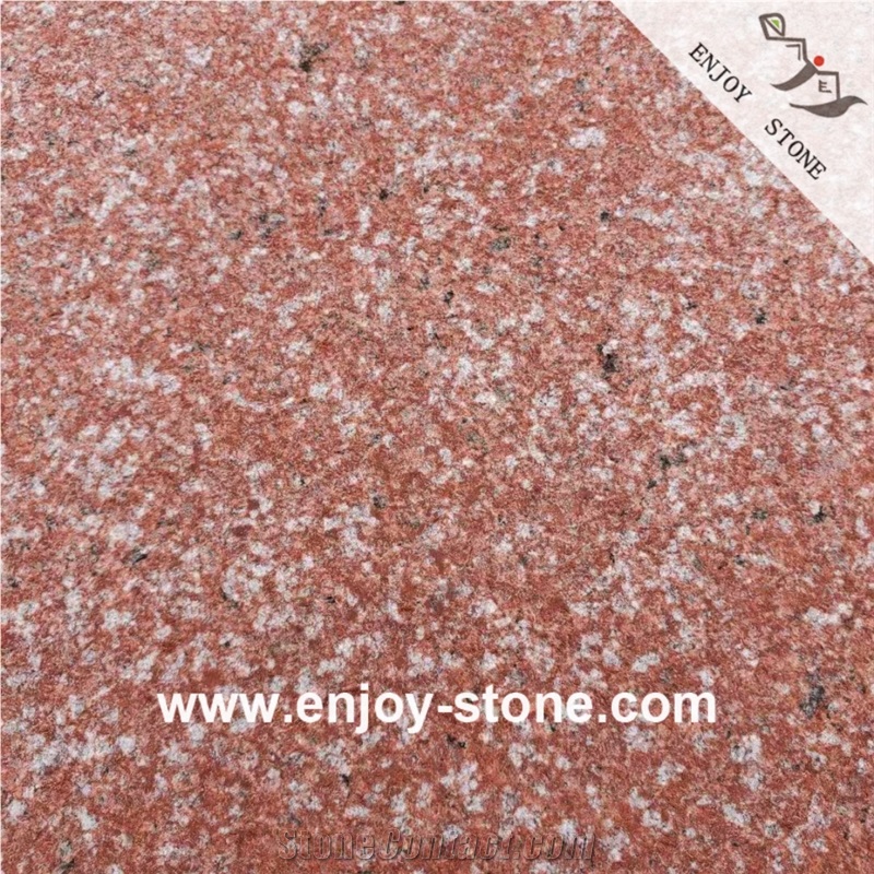 Chinese Red Granite Flamed Slabs