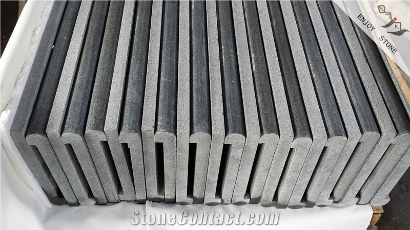 Dark Grey Basalt Pool Coping Tiles