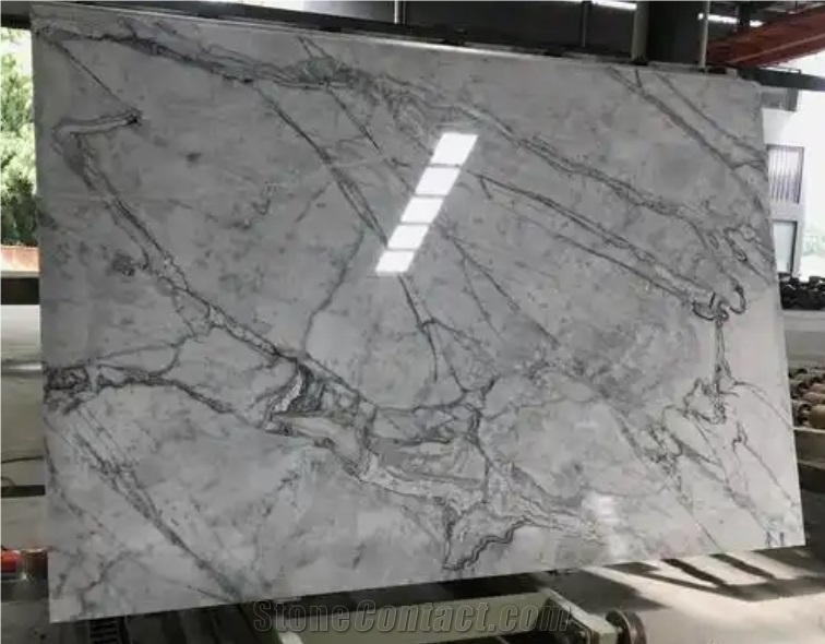 Polished Grey Marble Slabs
