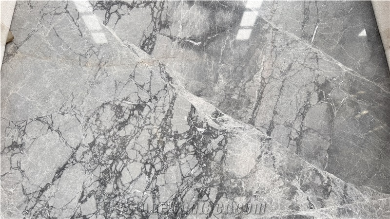 Polished Grey Marble Slabs