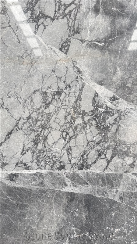 Polished Grey Marble Slabs