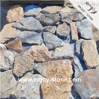 Rustic Yellow Slate Split Wall Stone Ancient Wall Stone