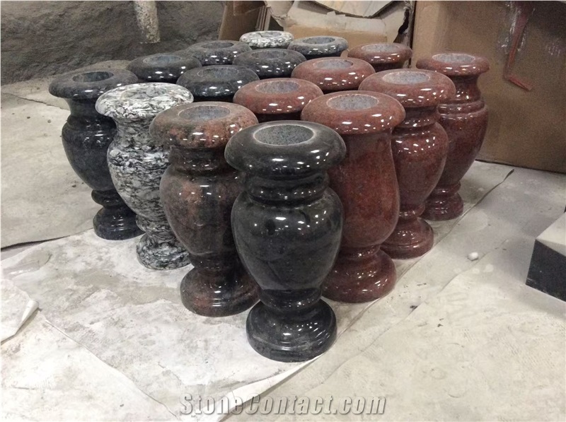 Polished Vases Granite Vase Memorial Vases