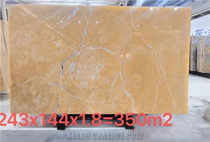 Yellow Honey Onyx Slabs