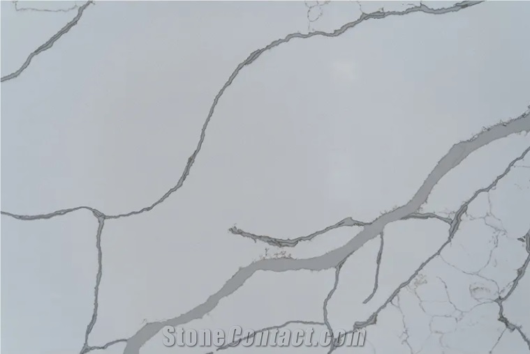 Hot Sale Artificial Calacatta Quartz Slabs With High Quality