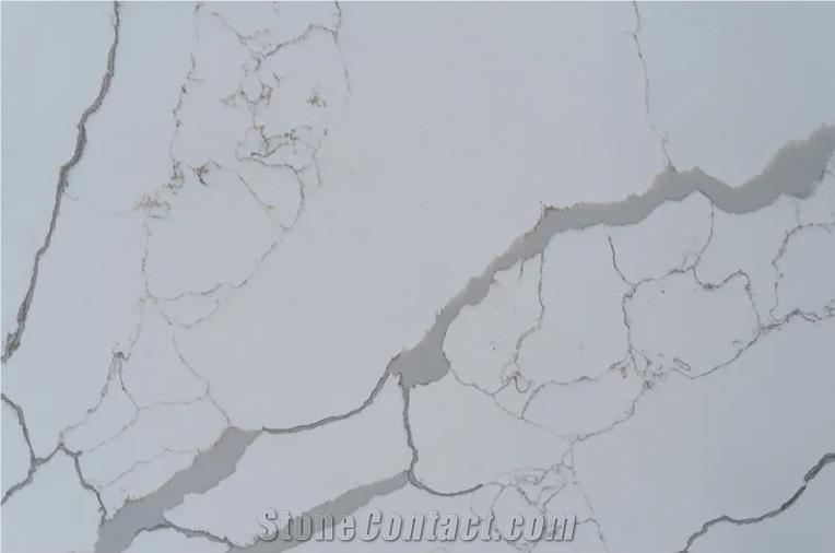 Hot Sale Artificial Calacatta Quartz Slabs With High Quality