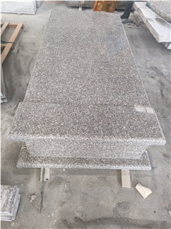 China Solemn G664 Granite Tombstone With High Quality