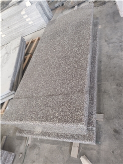 China Solemn G664 Granite Tombstone With High Quality