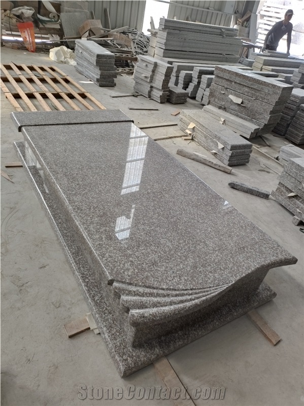 Durable China Solemn G664 Granite Tombstone With High Quality