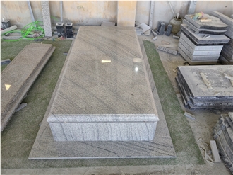High-End Quality Popular Viscont White Granite Tombstone High-End Quality Popular Viscont White Granite Tombstone