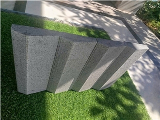 Dark Grey Granite Triangle Shape Garden Design Ornaments