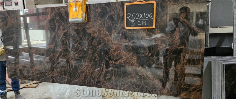 India Aurora Granite Polished Slabs