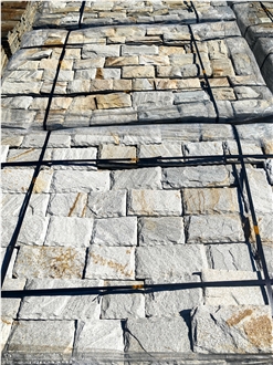 Light Grey Machine Cut Gneiss Tiles