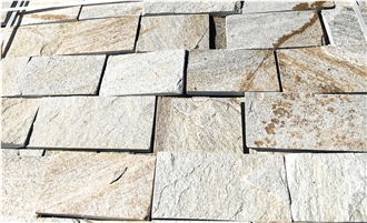 Light Grey Machine Cut Gneiss Tiles