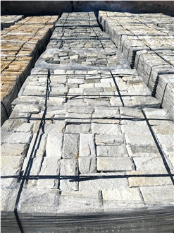 Light Grey Machine Cut Gneiss Tiles