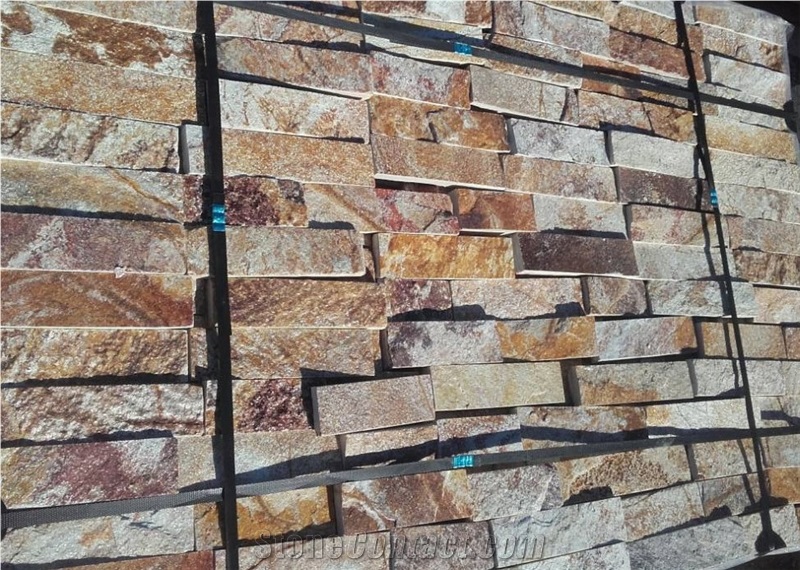 Purple Gneiss Machine Cut Irregular Flagstone Tiles