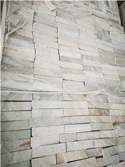 White Gneiss Machine Cut Irregular Flagstone Tiles