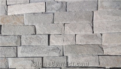 White Gneiss Machine Cut Irregular Flagstone Tiles