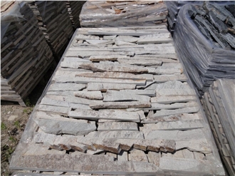 White Gneiss Machine Cut Irregular Flagstone Tiles