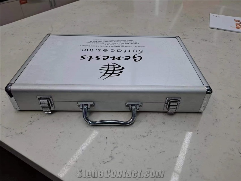 Aluminum Box For Quartz Marble Sample With Handle