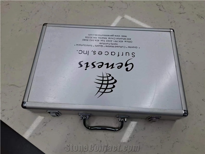 Aluminum Box For Quartz Marble Sample With Handle