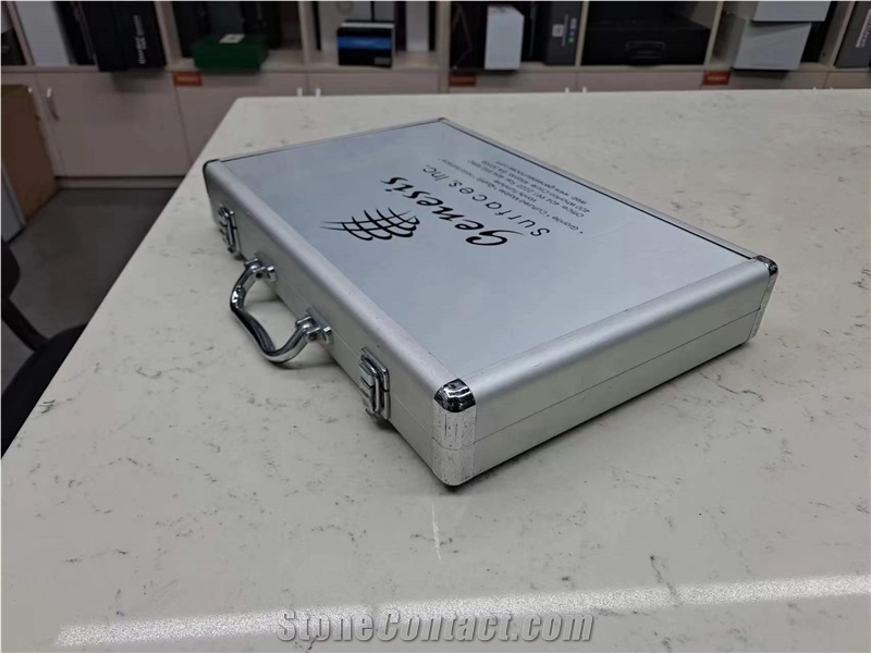 Aluminum Box For Quartz Marble Sample With Handle