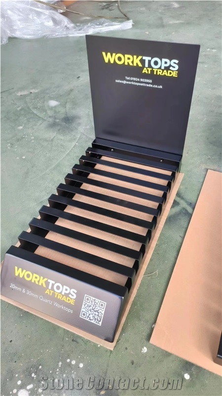 Countertop Display Stand Rack For Quartz,Marble,Granite