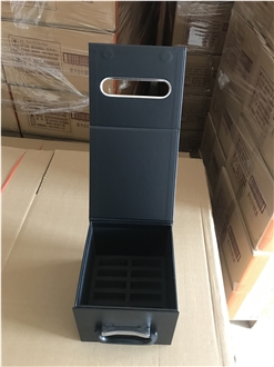 Display Box -Black-With Handle-Can Put Any Size Stone
