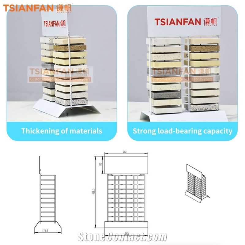 Marble Granite Sample Countertop Display Rack