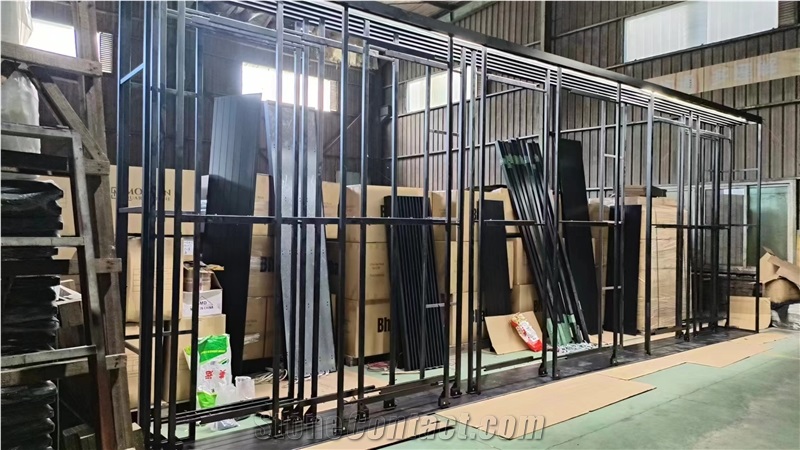 Stone Ceramic Tile Sliding Adjustable Display Rack