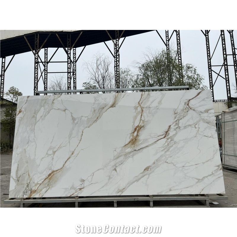 3200*1600*12MM Calacatta Gold Sintered Stone Slabs