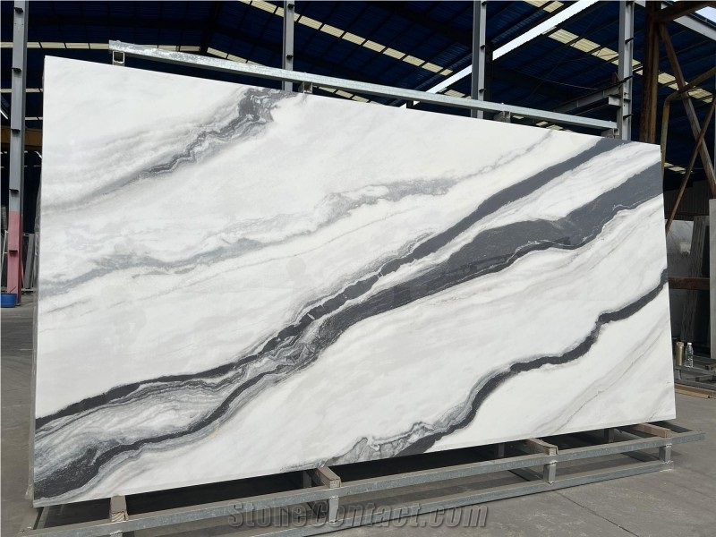 YUANDA 3200*1600*12MM Panda White Sintered Stone Slabs