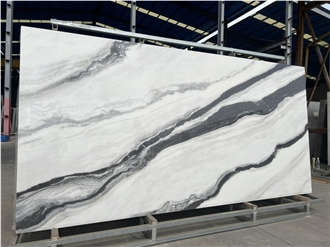 YUANDA 3200*1600*12MM Panda White Sintered Stone Slabs