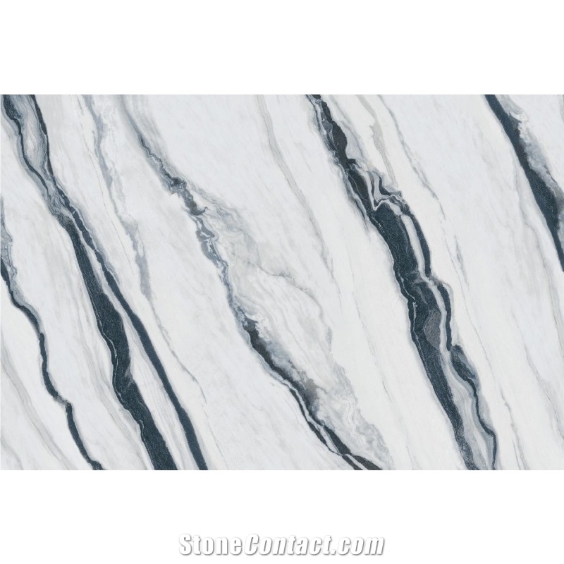 YUANDA 3200*1600*12MM Panda White Sintered Stone Slabs