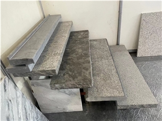 Flamed Blue Limestone Pattern Floor Tile