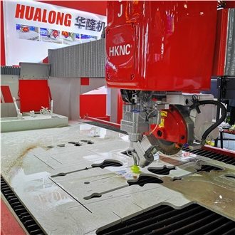 5-Axis CNC Sawjet Combined Bridge Saw & Waterjet Stone Cutting Machine 5-Axis CNC Sawjet Combined Bridge Saw & Waterjet Stone Cutting Machine