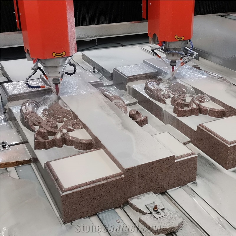 Stone CNC Router Marble And Granite Gravestone, Headstone Engraving Machine