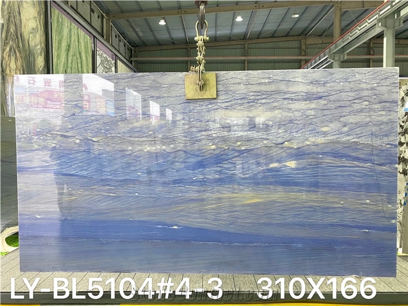 Brazil Azul Macaubas Quartzite Blue Polished Stone Sinks