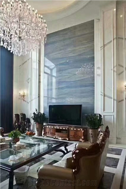Brazil Azul Macaubas Quartzite Blue Polished Stone Sinks