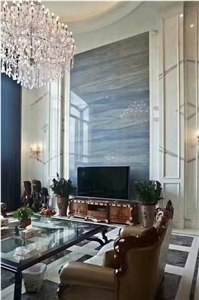 Brazil Azul Macaubas Quartzite Blue Polished Stone Sinks