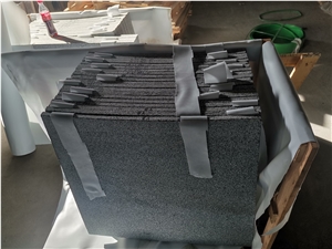 China G654 Black Granite Polished And Honed Floor Tiles