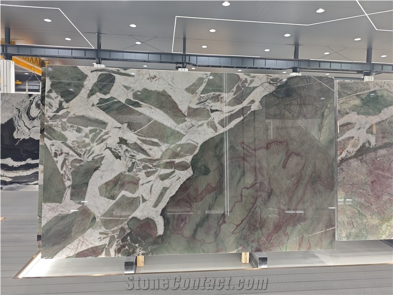 High Quality Brazil Glacier Green Quartzite Slabs