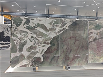 High Quality Brazil Glacier Green Quartzite Slabs