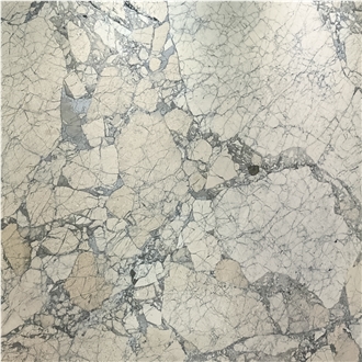 Azul Arabescato Marble Tile