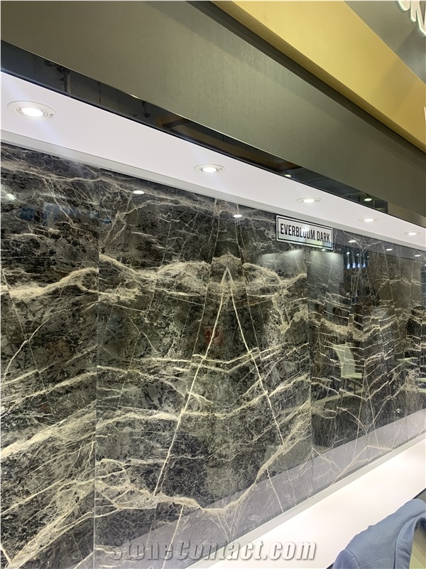 Everbloom Dark Marble Slab